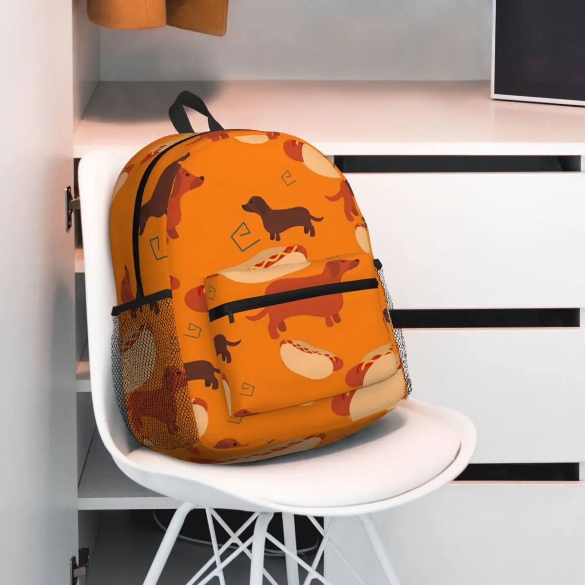 Wiener Dogs And Hotdogs Ketchup Backpack Student BookBag Kids School Bag Computer Shoulder Bags for Boys Girls
Wiener Dogs And Hotdogs Ketchup Backpack Student BookBag Kids School Bag Computer Shoulder Bags for Boys Girls