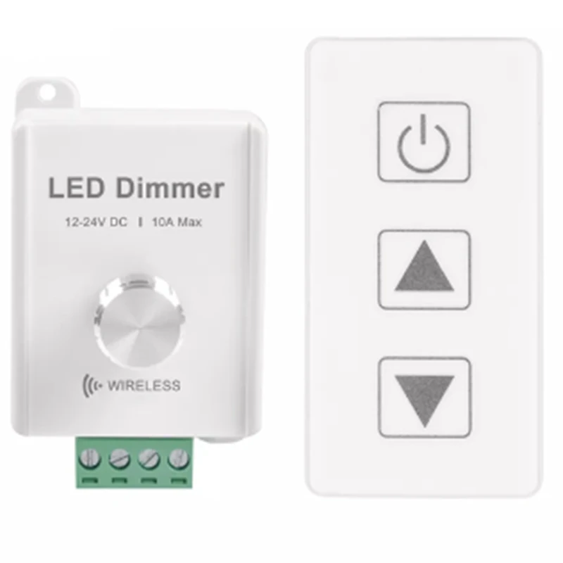 DC12V-24V 10A Wireless LED Strip Dimmer With Touch Remote For Single Color LED Strip
DC12V-24V 10A Wireless LED Strip Dimmer With Touch Remote For Single Color LED Strip
