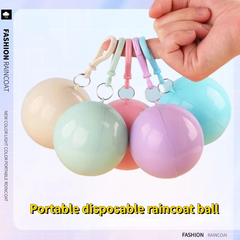 Portable Spherical Raincoat Disposable Raincoat Ball for Male and Female Adults In Outdoor Mountaineering In Rainy Days
Portable Spherical Raincoat Disposable Raincoat Ball for Male and Female Adults In Outdoor Mountaineering In Rainy Days