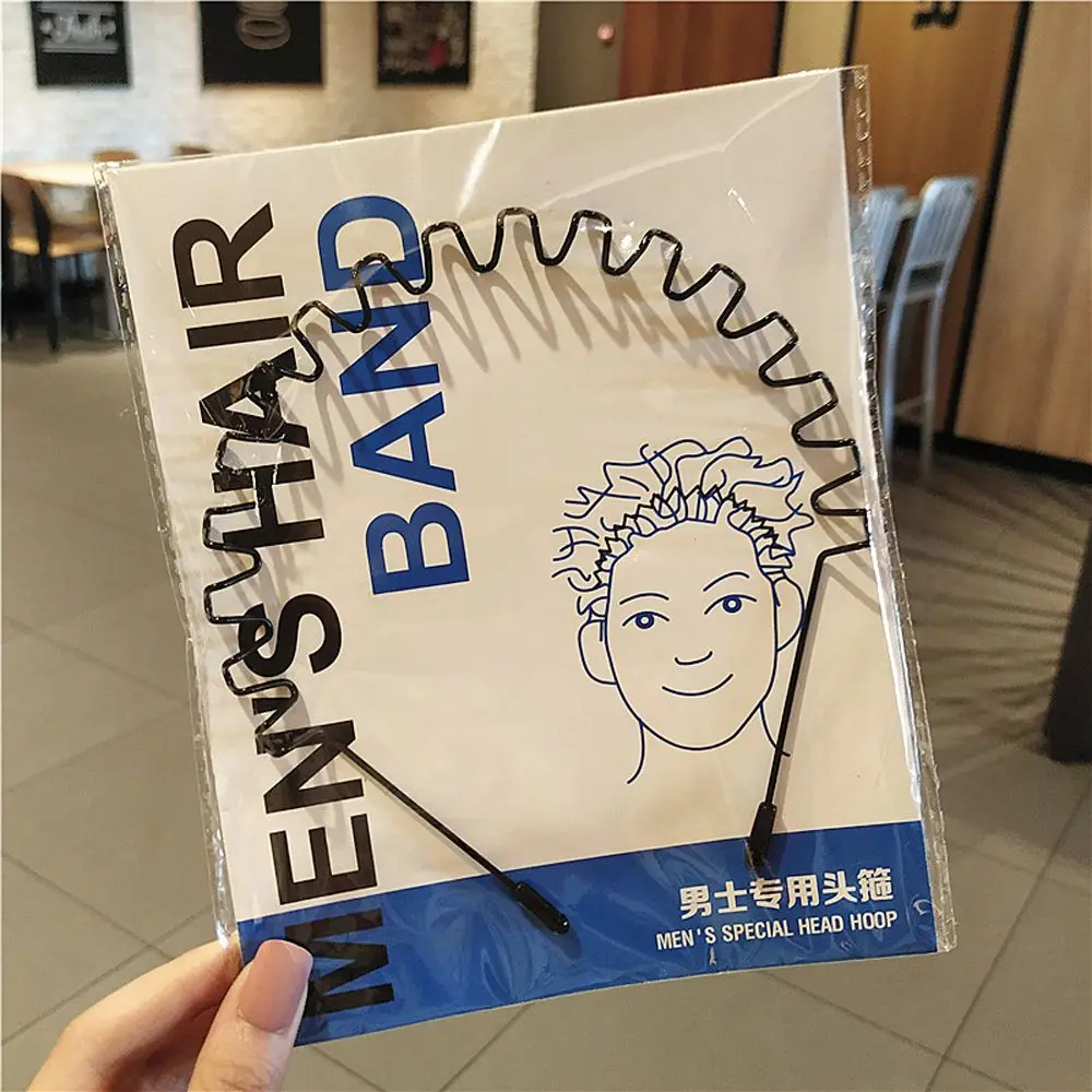 Non Slip Cool Iron Spiral Headband Trendy Unisex Men Hair Hoop Korean Style Headwear Washing Headdress Wave Shaped Hair Band
Non Slip Cool Iron Spiral Headband Trendy Unisex Men Hair Hoop Korean Style Headwear Washing Headdress Wave Shaped Hair Band