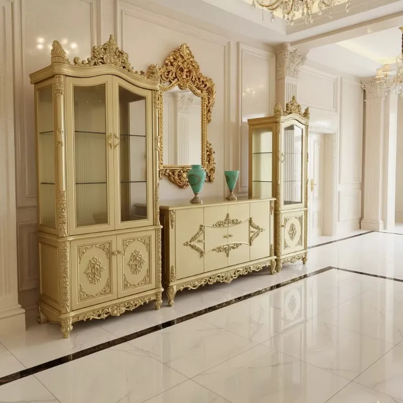 #European Style Restaurant Side Cabinet, Wine Cabinet Is Suitable For Hotel Lobby, Family Restaurant
#European Style Restaurant Side Cabinet, Wine Cabinet Is Suitable For Hotel Lobby, Family Restaurant