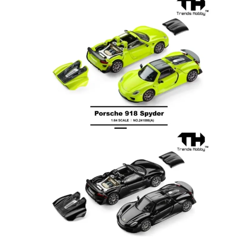 TH 1:64 supercar 918 Spyder shiny black convertible supercar cover alloy car model, simulation static ornament collectibles。
TH 1:64 supercar 918 Spyder shiny black convertible supercar cover alloy car model, simulation static ornament collectibles。