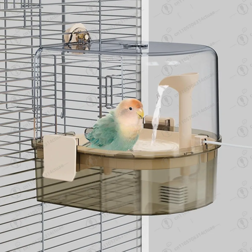 Automatic Bird Bath with Pump for Cage, 2-Mode Running Water Shower for Budgies & Cockatiels - Indoor Pet Bird Accessory
Automatic Bird Bath with Pump for Cage, 2-Mode Running Water Shower for Budgies & Cockatiels - Indoor Pet Bird Accessory