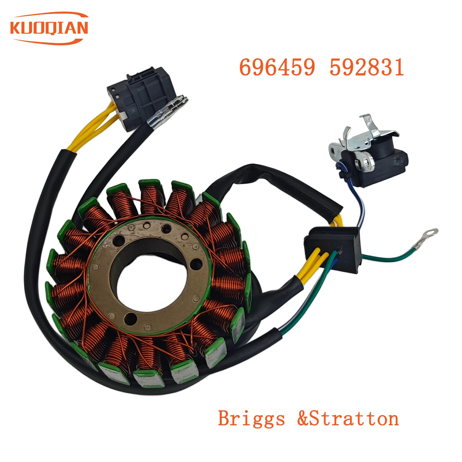 Статор генератора 696459 592831 подходит для генераторов Briggs & Stratton 393800 691063 393474
Статор генератора 696459 592831 подходит для генераторов Briggs & Stratton 393800 691063 393474