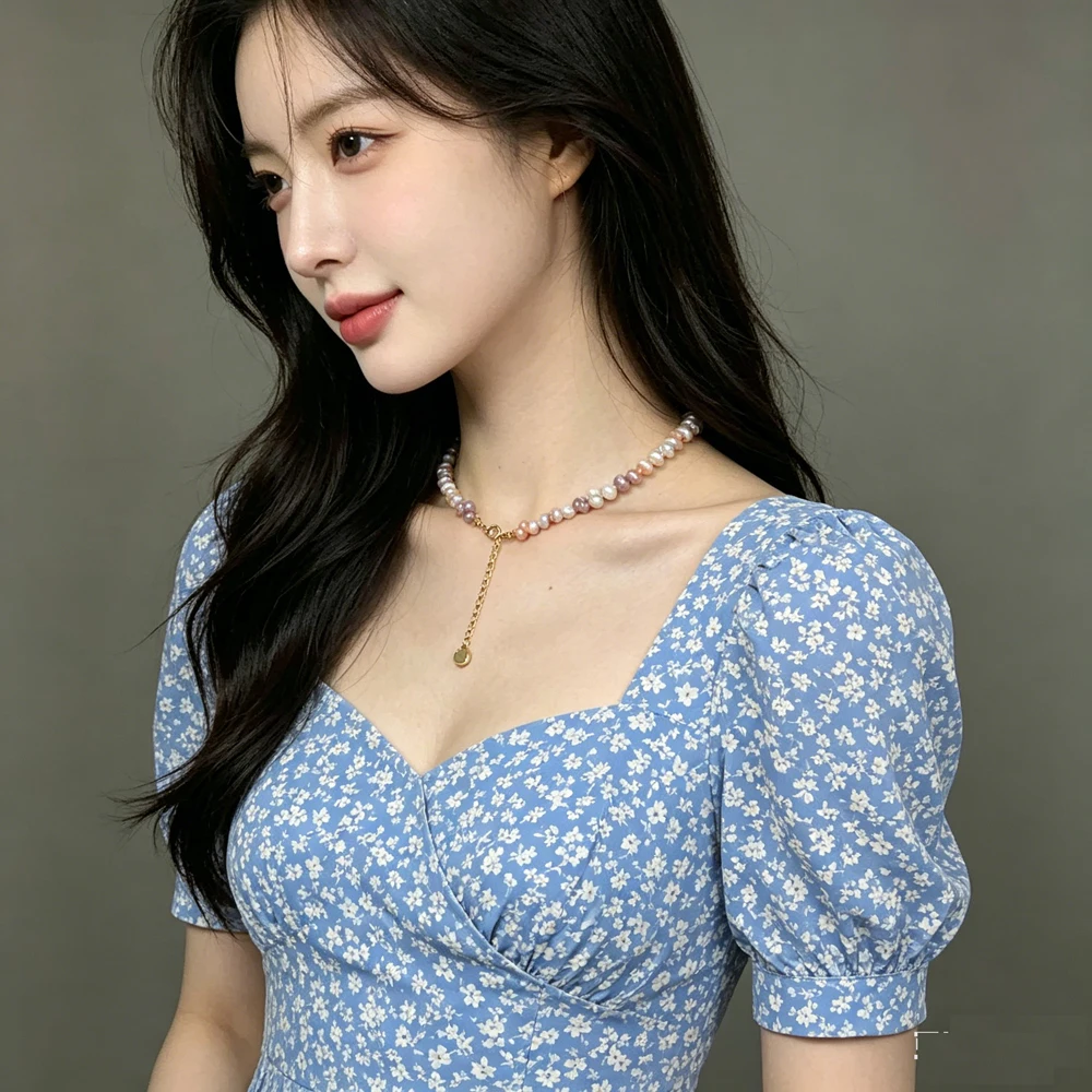Irregular Freshwater Pearl Short Choker Necklace Multicolor Design Luxury Collar Fashion Elegant Jewelry Gifts for Female
Irregular Freshwater Pearl Short Choker Necklace Multicolor Design Luxury Collar Fashion Elegant Jewelry Gifts for Female