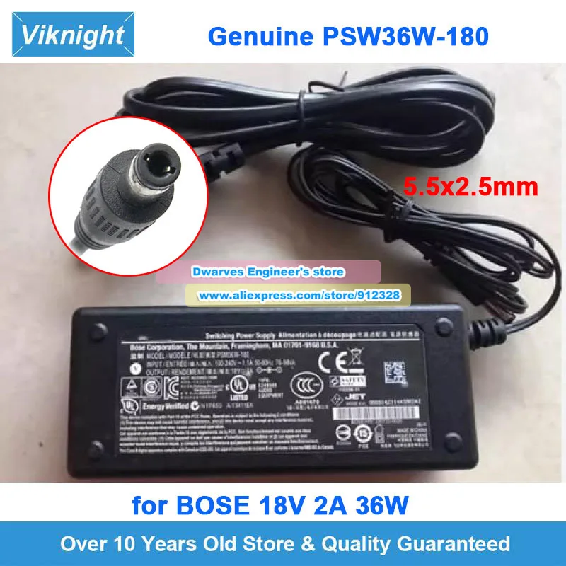 Оригинальный адаптер переменного тока PSC36W-208 PSM36W-208 PSW36W-180 18 В 1 А 2 А для док-станции Bose Sound Series II III C20 SPEAKER SOLO5 COMPANION 20
Оригинальный адаптер переменного тока PSC36W-208 PSM36W-208 PSW36W-180 18 В 1 А 2 А для док-станции Bose Sound Series II III C20 SPEAKER SOLO5 COMPANION 20