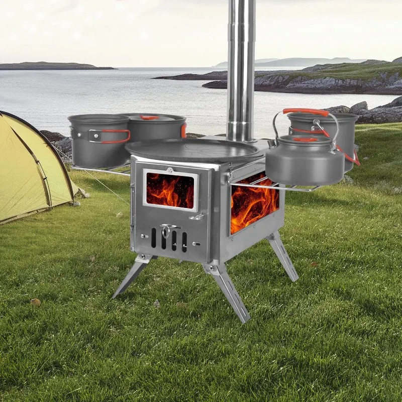 Firewood Stove Lighting Picnic Stainless Steel Folding Heating Outdoor Camping Firewood Stove Tent Stove
Firewood Stove Lighting Picnic Stainless Steel Folding Heating Outdoor Camping Firewood Stove Tent Stove
