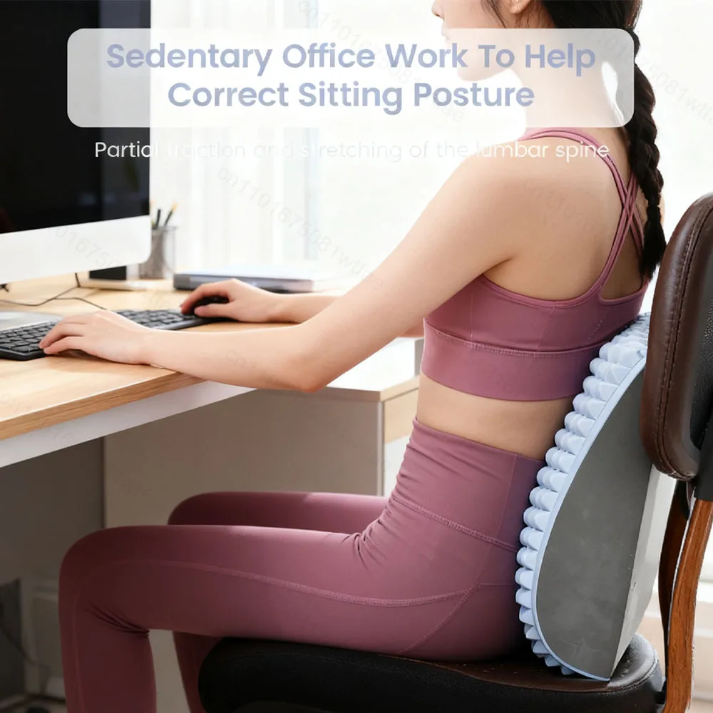 Подушка для растягивания спины, ортопедический массажер для поддержки поясничного отдела шеи для коррекции осанки, грыжа диска, ишиаса
Подушка для растягивания спины, ортопедический массажер для поддержки поясничного отдела шеи для коррекции осанки, грыжа диска, ишиаса