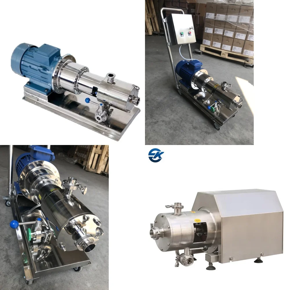 4KW Stainless Steel 304 316L 3 Stage Emulsification Pump for High Shear Mixing Pipeline Homogenizer Industrial Chemical
4KW Stainless Steel 304 316L 3 Stage Emulsification Pump for High Shear Mixing Pipeline Homogenizer Industrial Chemical