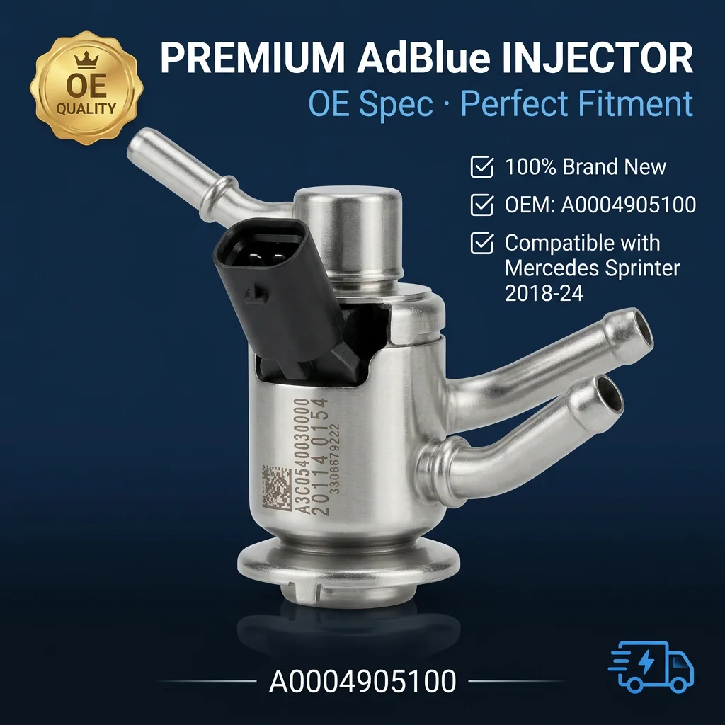 NEW Fuel Injector A0004905100 For Mercedes-Benz Sprinter 3-T B910 B907 2018-2024 Car AdBlue Fuel Injector Automobile Injector
NEW Fuel Injector A0004905100 For Mercedes-Benz Sprinter 3-T B910 B907 2018-2024 Car AdBlue Fuel Injector Automobile Injector