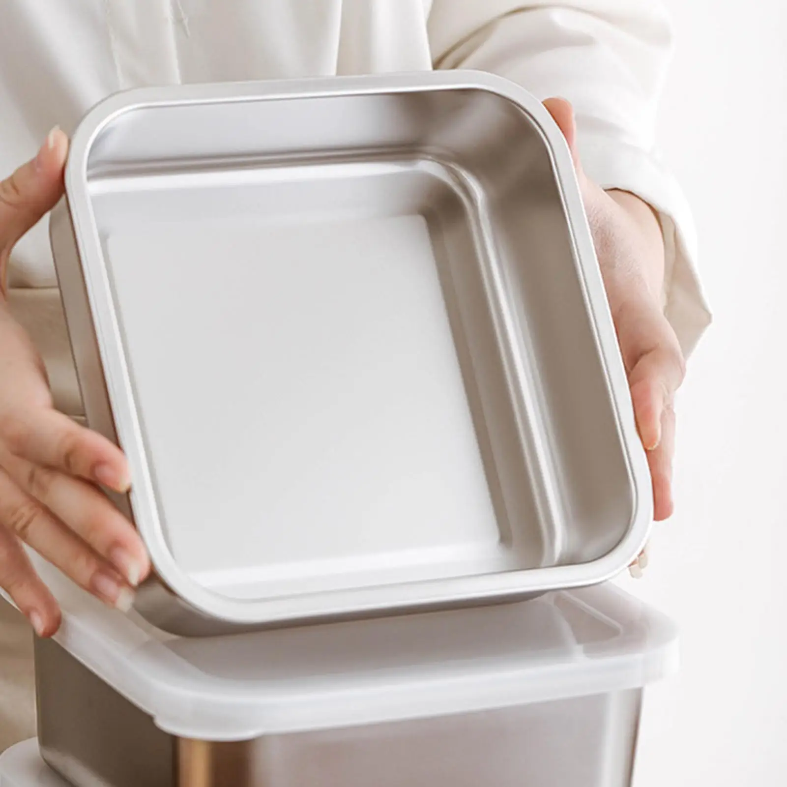 Airtight Food Storage Containers Stainless Steel Meal Prep Bowls Stackable Food Storage Containers For Fruit Vegetable Salad
Airtight Food Storage Containers Stainless Steel Meal Prep Bowls Stackable Food Storage Containers For Fruit Vegetable Salad