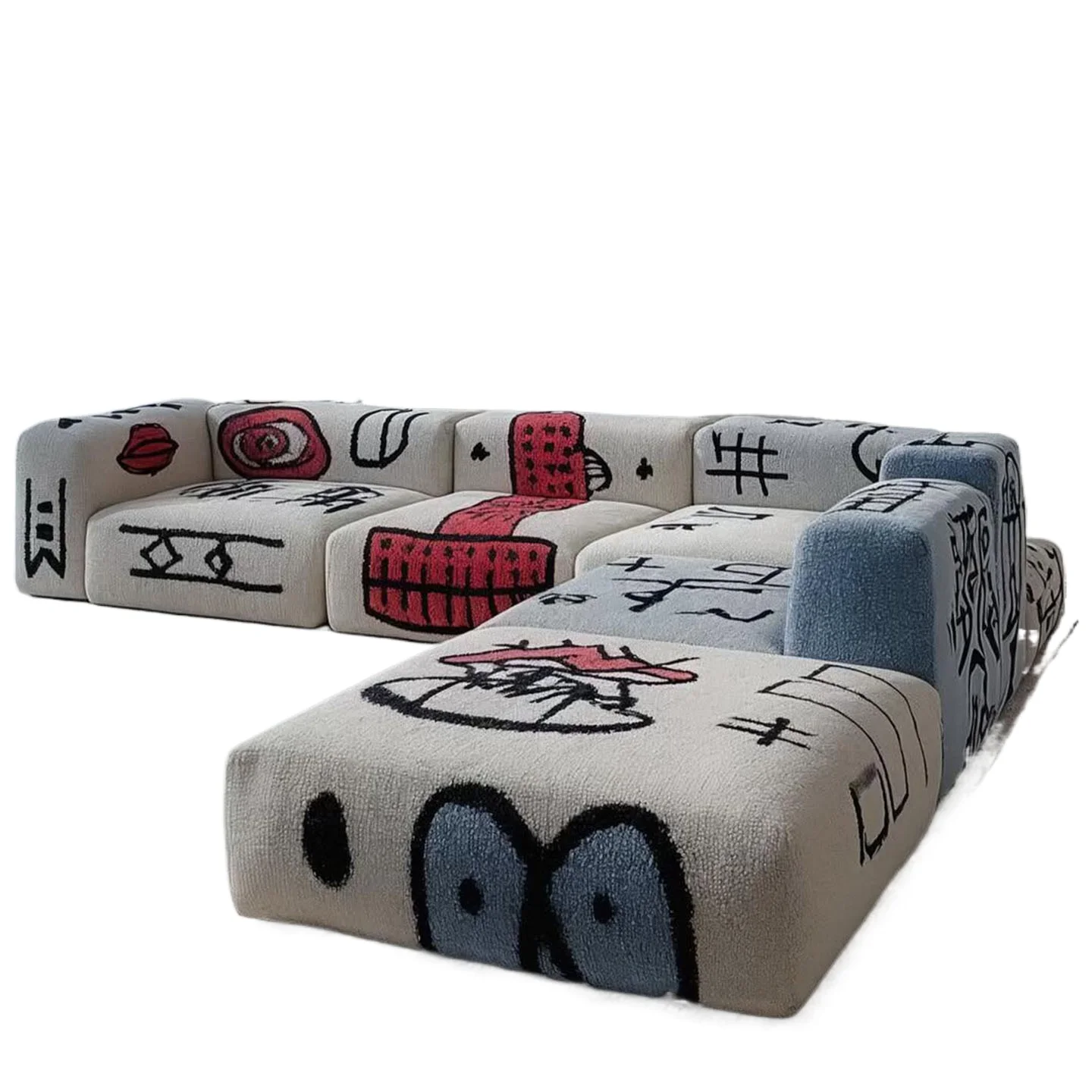 Креативный диван из ткани с граффити в стиле «чужой», для гостиной, виллы, галереи, произведение искусства
Креативный диван из ткани с граффити в стиле «чужой», для гостиной, виллы, галереи, произведение искусства