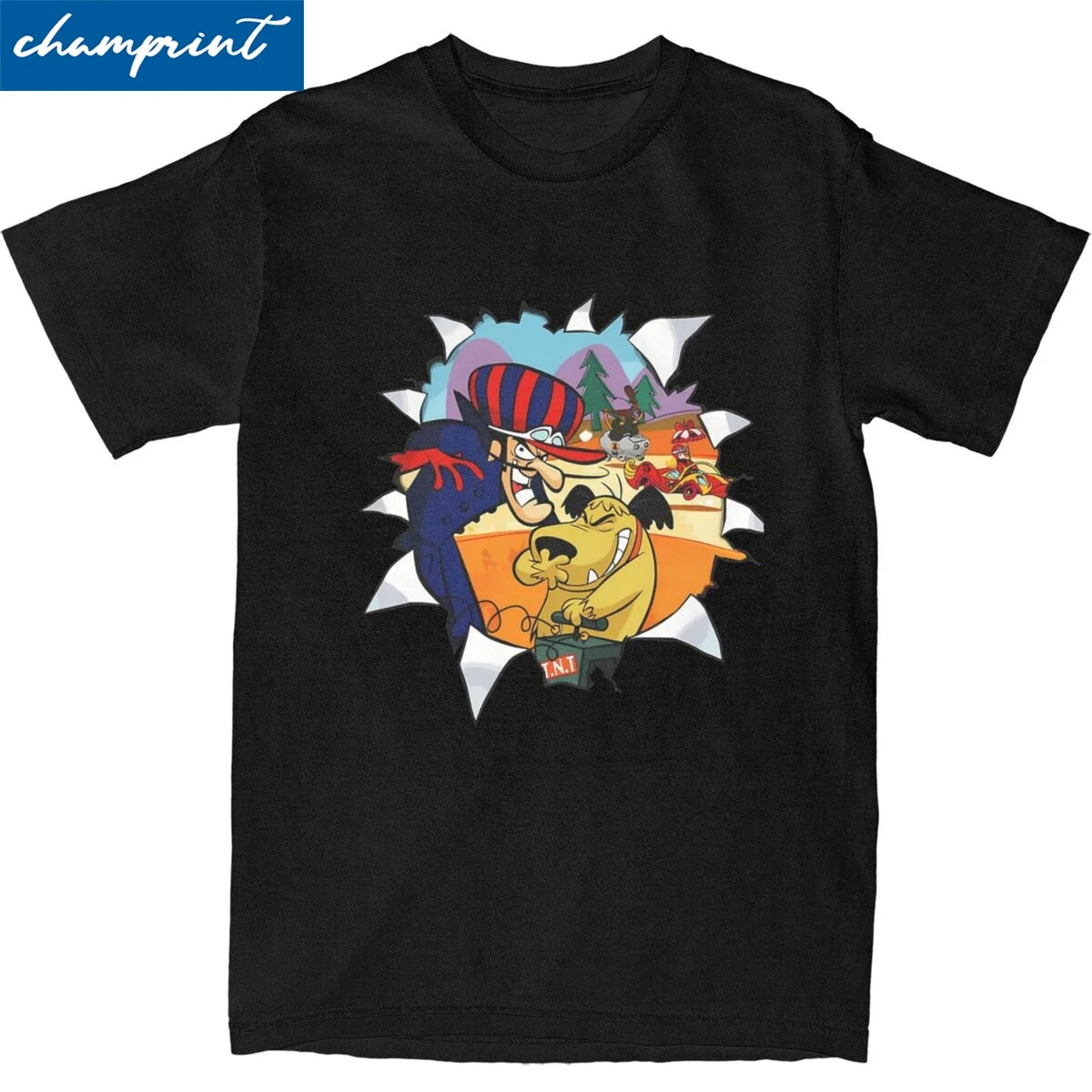 Muttley Vintage Cartoon T-Shirts for Men Women Leisure Pure Cotton Tee Shirt Crew Neck Short Sleeve T Shirts Printed Tops
Muttley Vintage Cartoon T-Shirts for Men Women Leisure Pure Cotton Tee Shirt Crew Neck Short Sleeve T Shirts Printed Tops