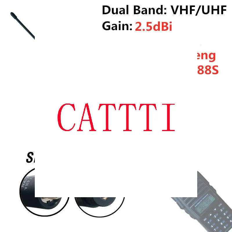 1Pcs VHF/UHF SMA Female Male Na771 High Gain Antenna For UVK5 UVK58 UVK6 DM-1701 Walkie Talkie Ham Radios
1Pcs VHF/UHF SMA Female Male Na771 High Gain Antenna For UVK5 UVK58 UVK6 DM-1701 Walkie Talkie Ham Radios