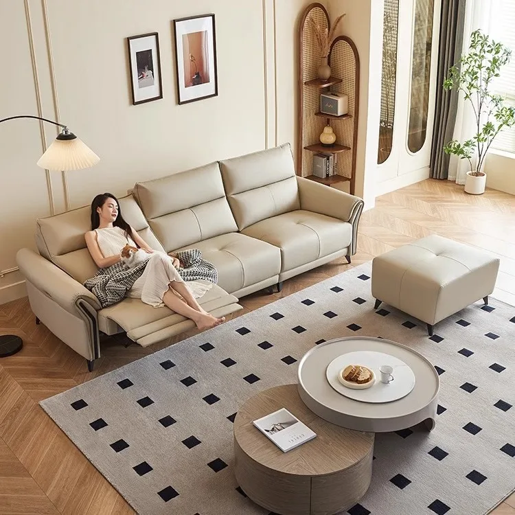 Customizable Zero Wall Living Room First Layer Leather Leather Space Capsule Functional Sofa
Customizable Zero Wall Living Room First Layer Leather Leather Space Capsule Functional Sofa