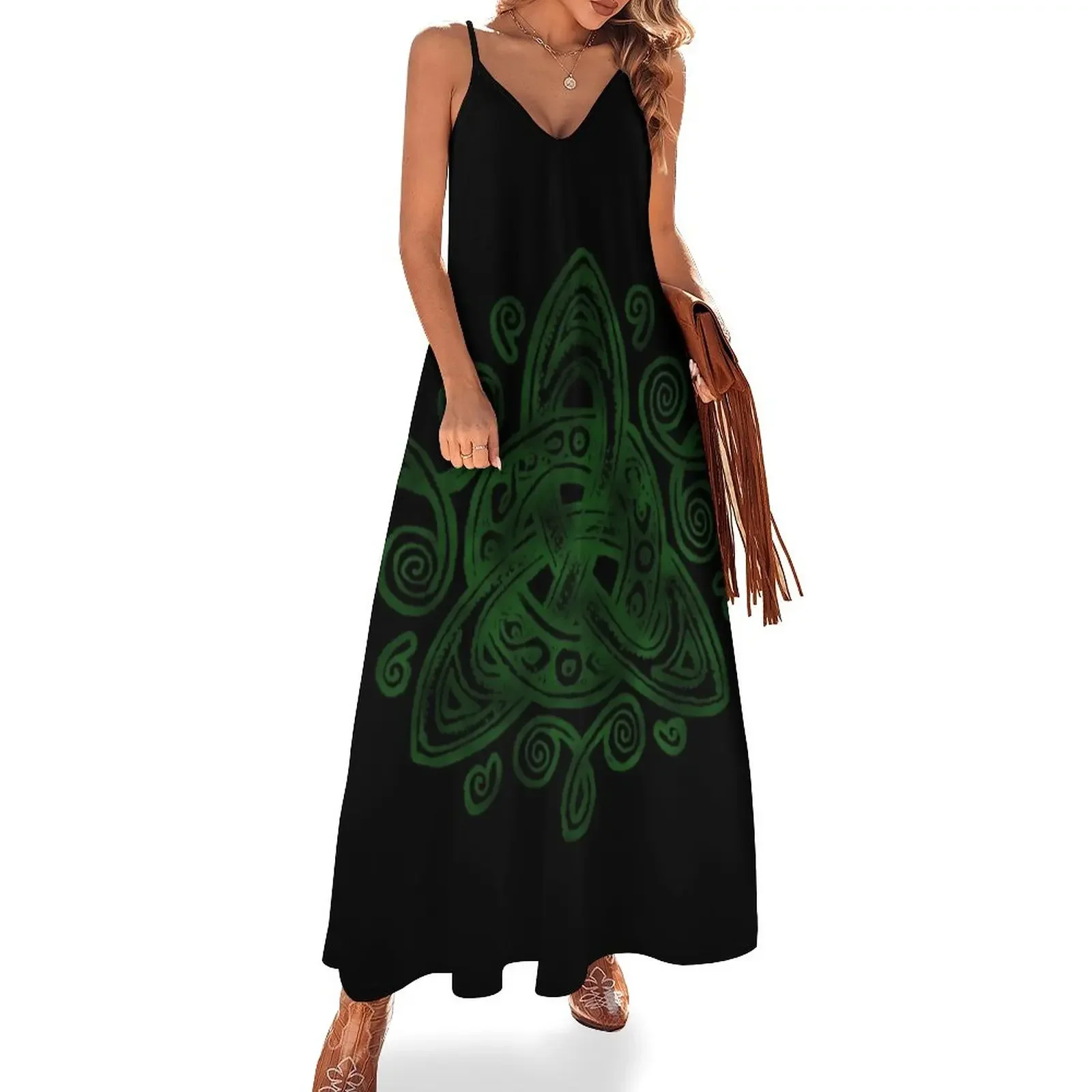 Celtic Design 2 Sleeveless Dress summer dress korean women Women's summer long dress evening
Celtic Design 2 Sleeveless Dress summer dress korean women Women's summer long dress evening