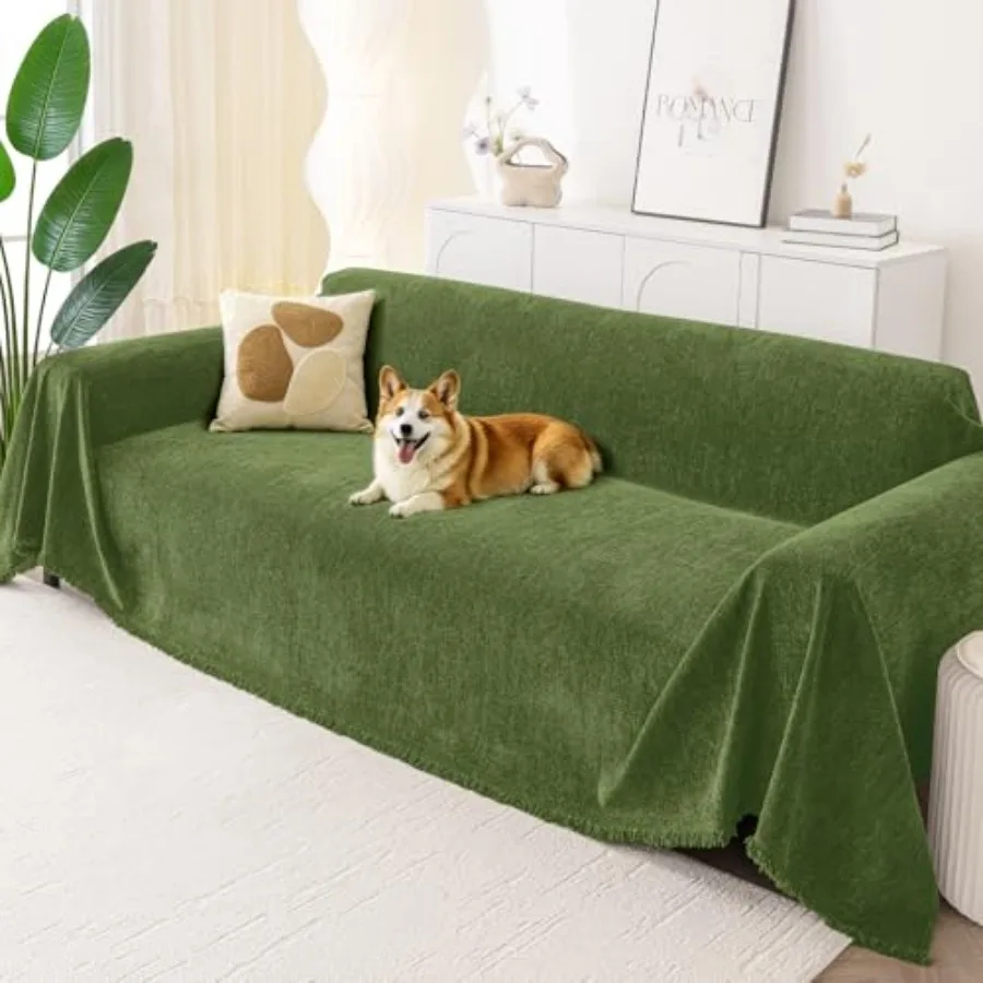 Couch Cover for Dogs, Washable Chenille Sofa Covers for 3 Cushion Couch, Soft Sofa Slipcover for Pets, Thick Sectional Furnitur
Couch Cover for Dogs, Washable Chenille Sofa Covers for 3 Cushion Couch, Soft Sofa Slipcover for Pets, Thick Sectional Furnitur