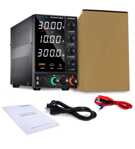 Wanptek Lab Bench Power Supply 30V 10A 60V 5A 120V 3A Adjustable Voltage Current Voltage Regulator Laboratory DC Power Supply