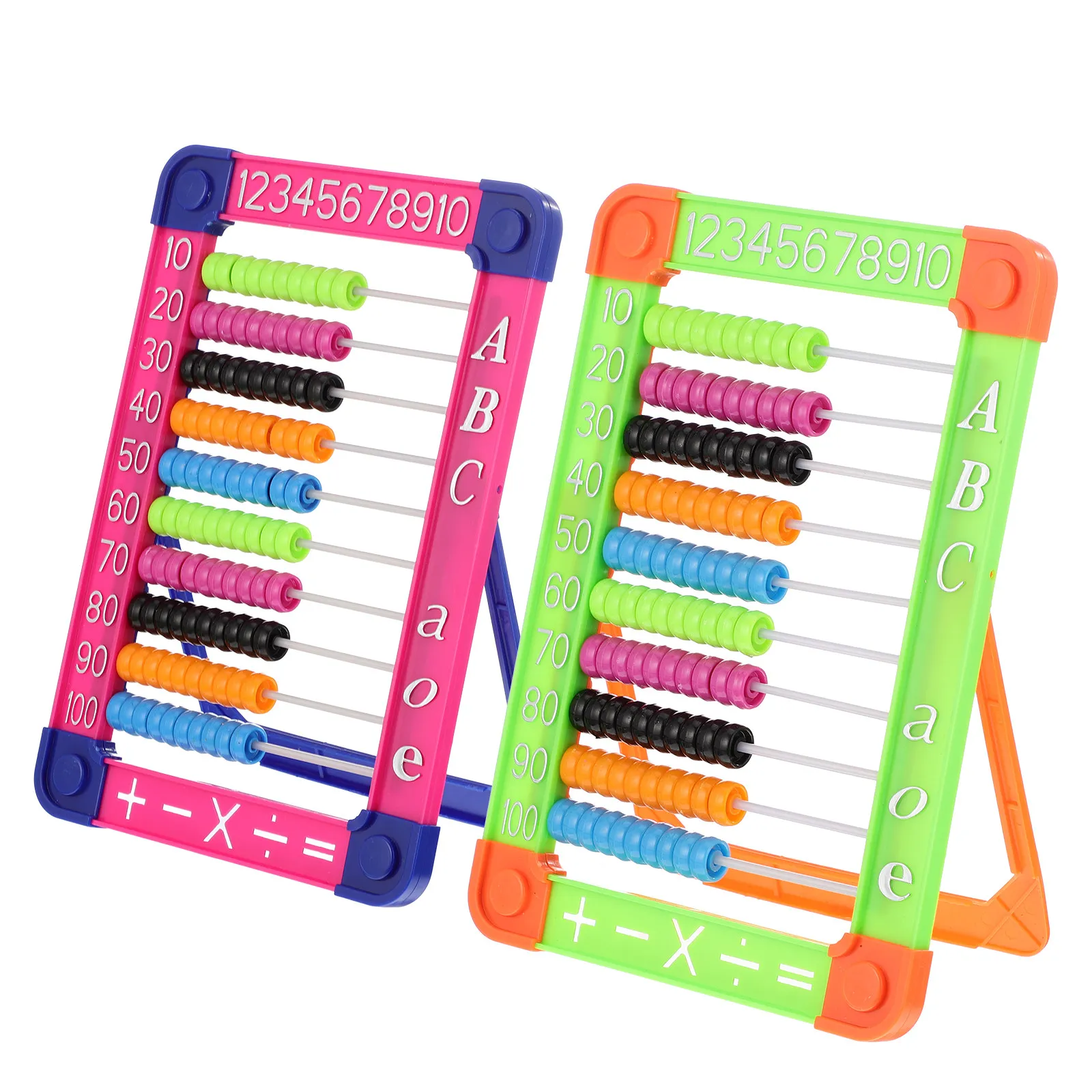 2Pcs Kid Educational Plastic Abacus Arithmetic Counting Math Learning Abacus for Early Math Skills and Brain Development
2Pcs Kid Educational Plastic Abacus Arithmetic Counting Math Learning Abacus for Early Math Skills and Brain Development