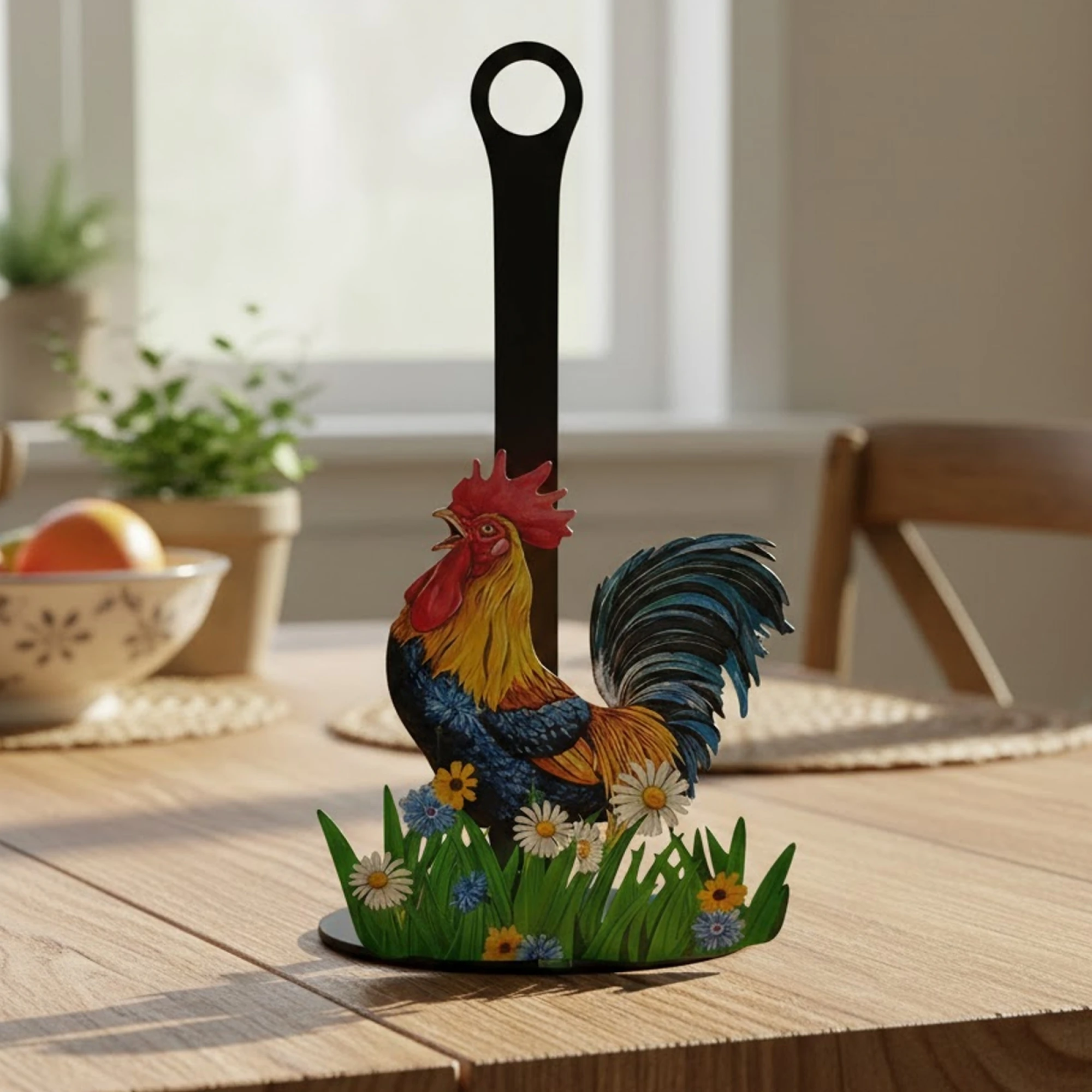 Rooster Paper Towel Holder Creative Paper Roll Storage Stand Rack Decorative Shelf for Table Counter
Rooster Paper Towel Holder Creative Paper Roll Storage Stand Rack Decorative Shelf for Table Counter