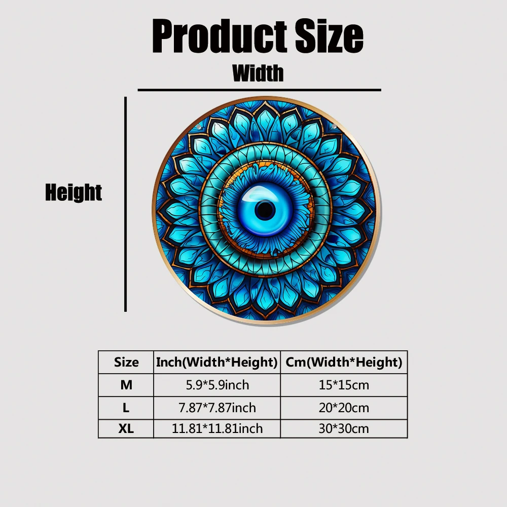 1 pc blue light Eye Circular Signboard Stained Acrylic Suncatcher for Baby Room Decor Home Decor and Window Hanging
1 pc blue light Eye Circular Signboard Stained Acrylic Suncatcher for Baby Room Decor Home Decor and Window Hanging