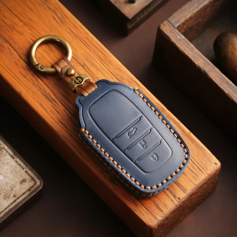 Genuine Leather Handmade Car Key Case Cover Shell Protector Fob Holder for Toyota Sienna Granvia Alphard Vellfire Accessories
Genuine Leather Handmade Car Key Case Cover Shell Protector Fob Holder for Toyota Sienna Granvia Alphard Vellfire Accessories