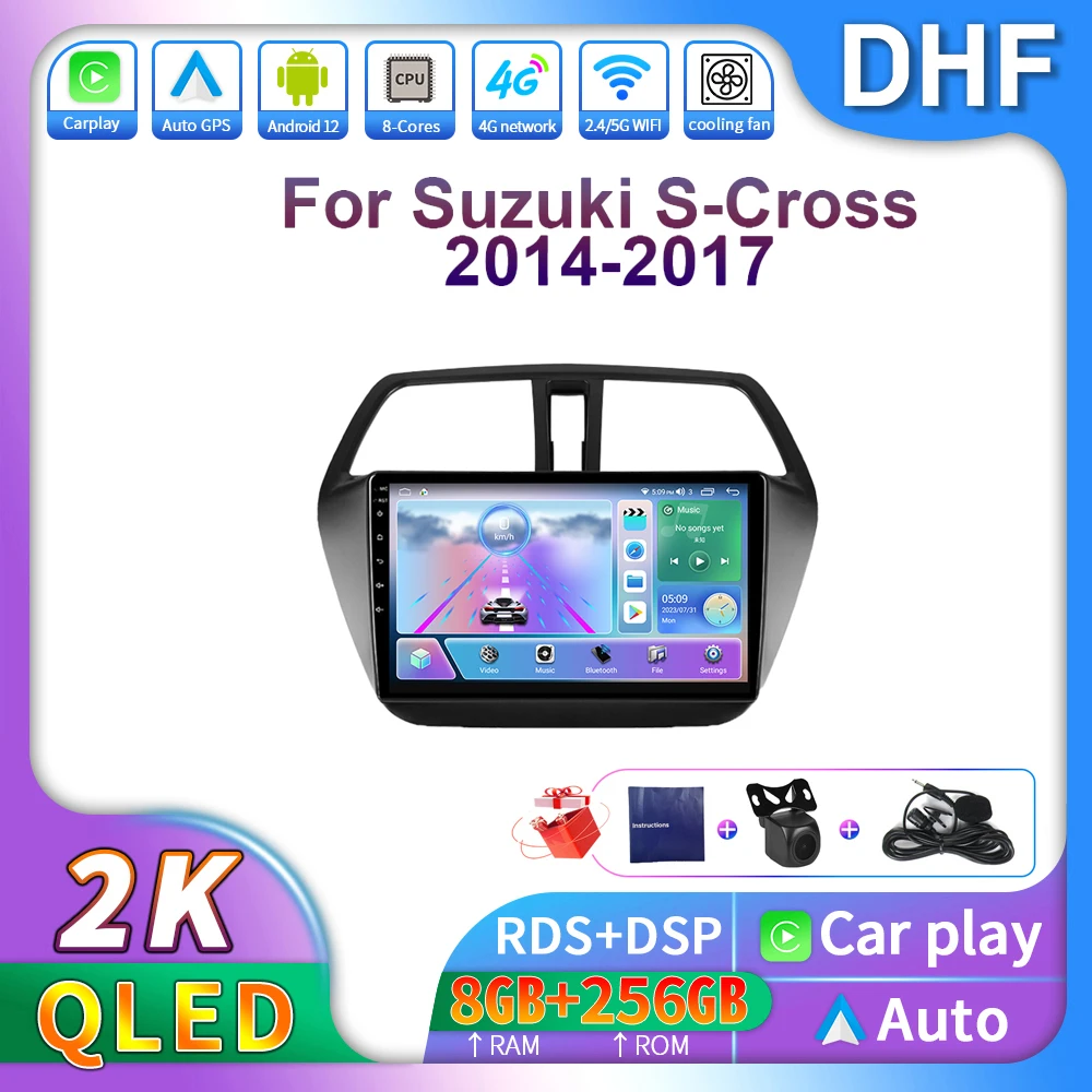 DHF Android 13 Auto Multimedia Video Player For Suzuki SX4 S-Cross 2012 - 2016 Car Radio Stereo 4G GPS Navigation Carplay 2 din
DHF Android 13 Auto Multimedia Video Player For Suzuki SX4 S-Cross 2012 - 2016 Car Radio Stereo 4G GPS Navigation Carplay 2 din