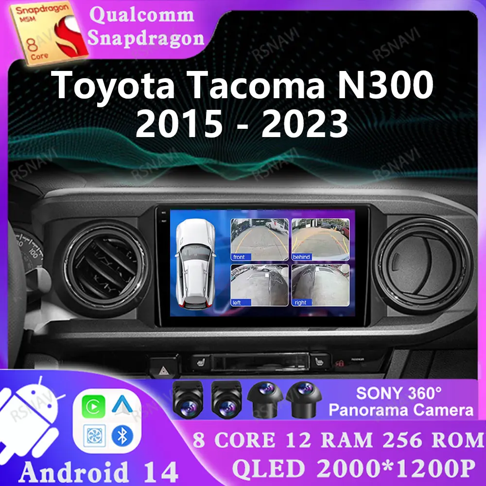 Android 14 For Toyota Tacoma N300 2015 - 2023 Head Unit Multimedia 4G LTE 5G WIFI 2DIN Navigation GPS DVD Stereo Qualcomm DSP BT
Android 14 For Toyota Tacoma N300 2015 - 2023 Head Unit Multimedia 4G LTE 5G WIFI 2DIN Navigation GPS DVD Stereo Qualcomm DSP BT