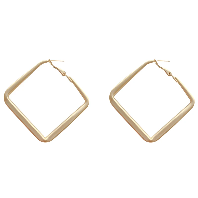 S925 silver needle frosted sub-gold earrings women's geometric exaggerated earrings
S925 silver needle frosted sub-gold earrings women's geometric exaggerated earrings