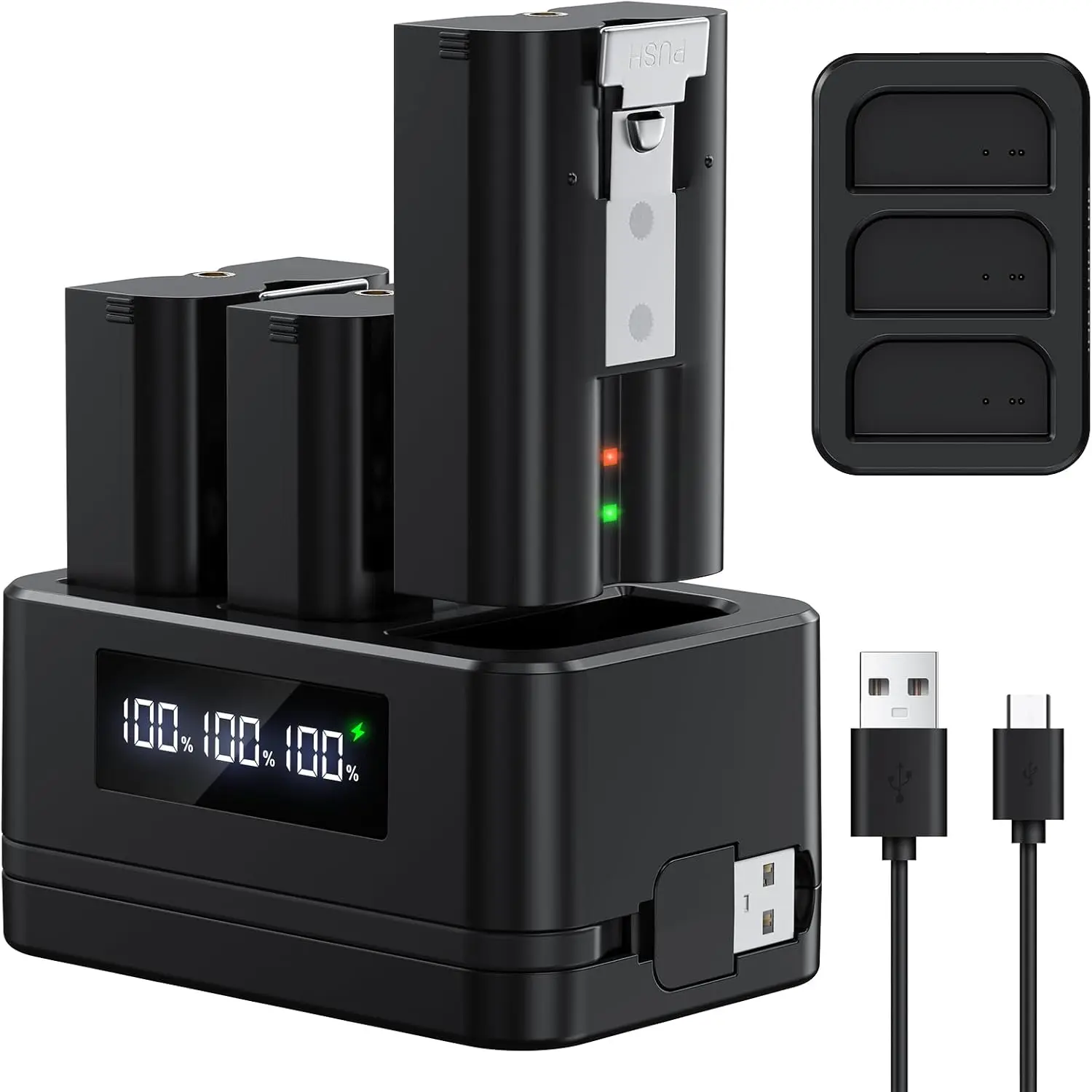 Аккумуляторный блок для дверного видеозвонка - 6040 мАч с зарядным устройством и LED-дисплеем, совместим с различными моделями
Аккумуляторный блок для дверного видеозвонка - 6040 мАч с зарядным устройством и LED-дисплеем, совместим с различными моделями