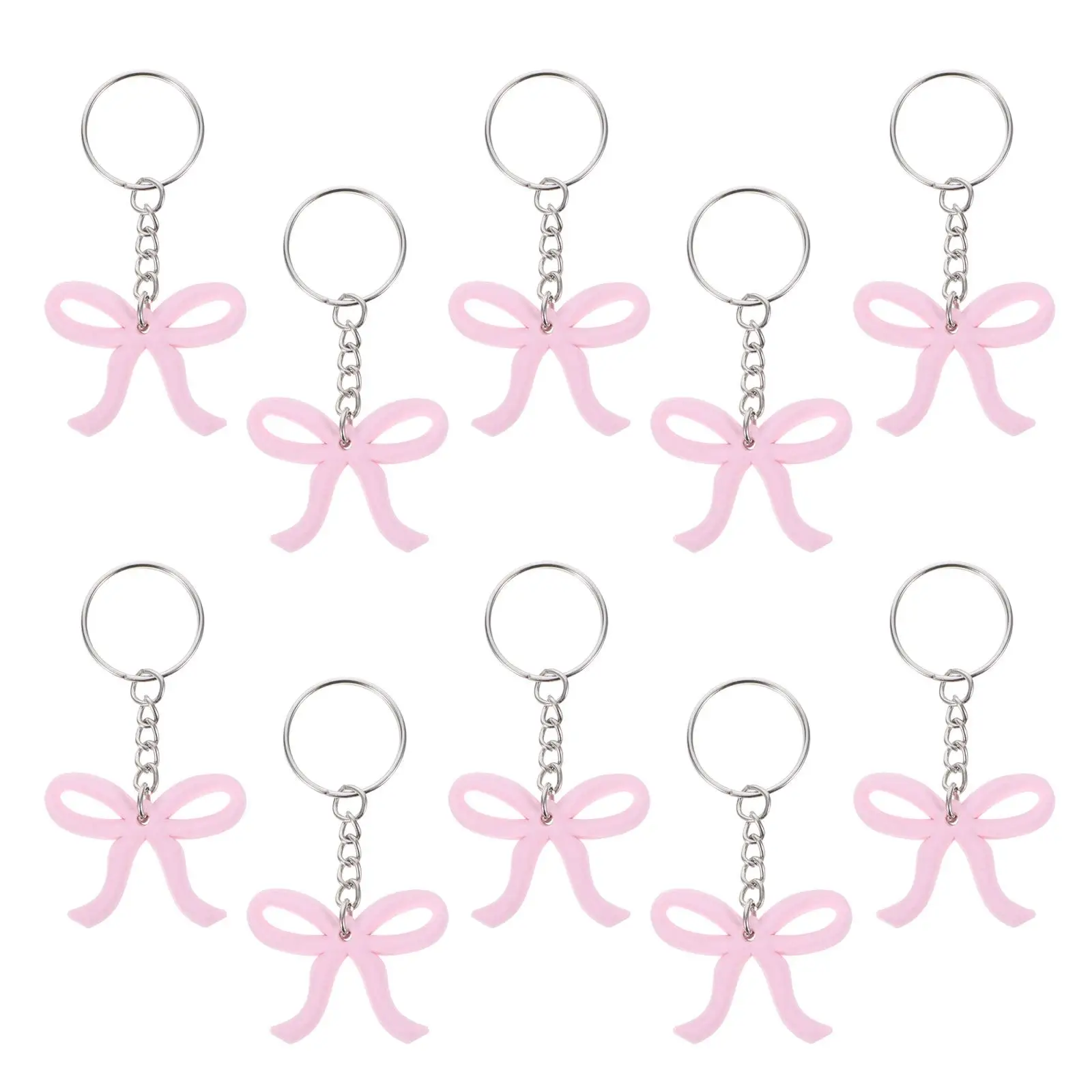 10 Pcs Bow Keychain Elegant PVC Mini Key Ring Holder Cute Birthday Baby Shower Favors Party Gifts
10 Pcs Bow Keychain Elegant PVC Mini Key Ring Holder Cute Birthday Baby Shower Favors Party Gifts