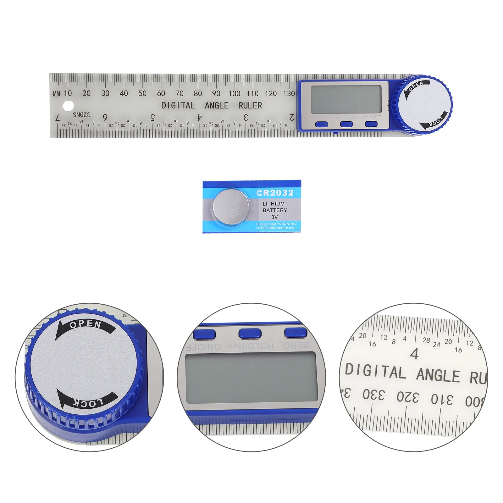 Digital Angle Ruler Multi-function Angle Finder Precise Vernier Caliper Ruler Professional Angle Finder
Digital Angle Ruler Multi-function Angle Finder Precise Vernier Caliper Ruler Professional Angle Finder