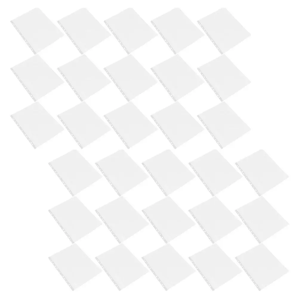 100Pcs Plastic Binder Page Sleeves A4 Size Clear Heavy Duty for Documents Photos Music Sheets Certificates 11 Ring Binder School
100Pcs Plastic Binder Page Sleeves A4 Size Clear Heavy Duty for Documents Photos Music Sheets Certificates 11 Ring Binder School