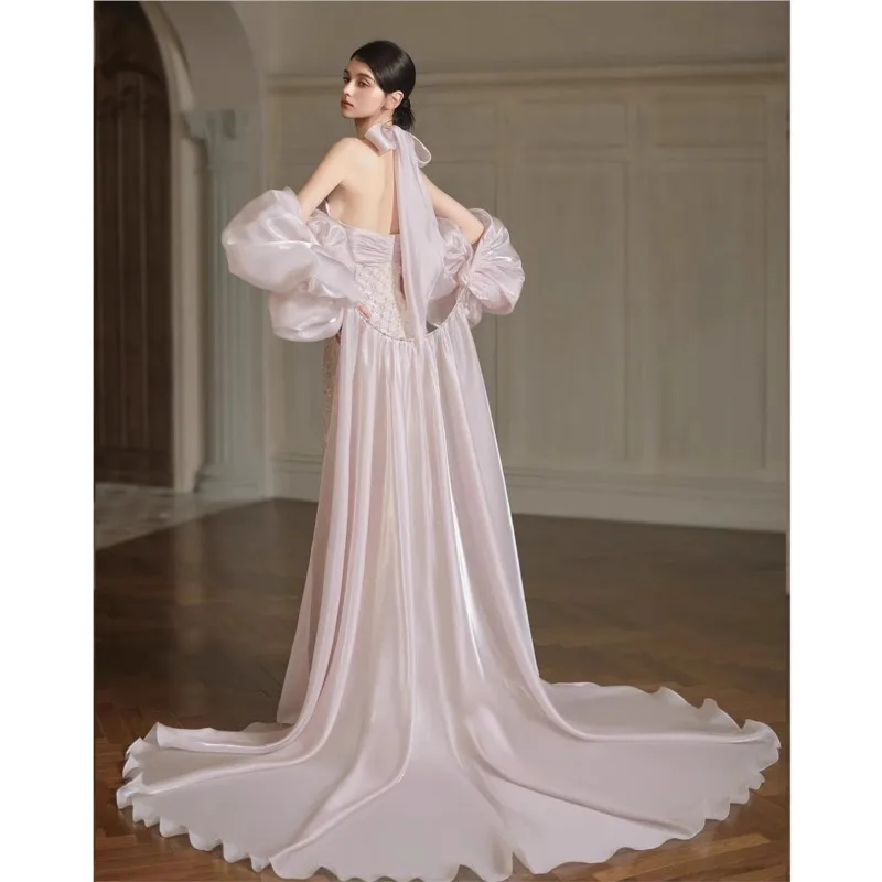 New elegant banquet graduation coming-of-age ceremony light toasting fishtail dress
New elegant banquet graduation coming-of-age ceremony light toasting fishtail dress