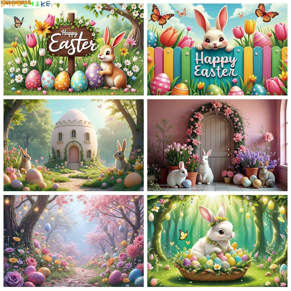 Easter Background Photography Green Grass Eggs Bunny Enchanted Forest Backdrop Birthday Baby Kids Studio Photocall
Easter Background Photography Green Grass Eggs Bunny Enchanted Forest Backdrop Birthday Baby Kids Studio Photocall
