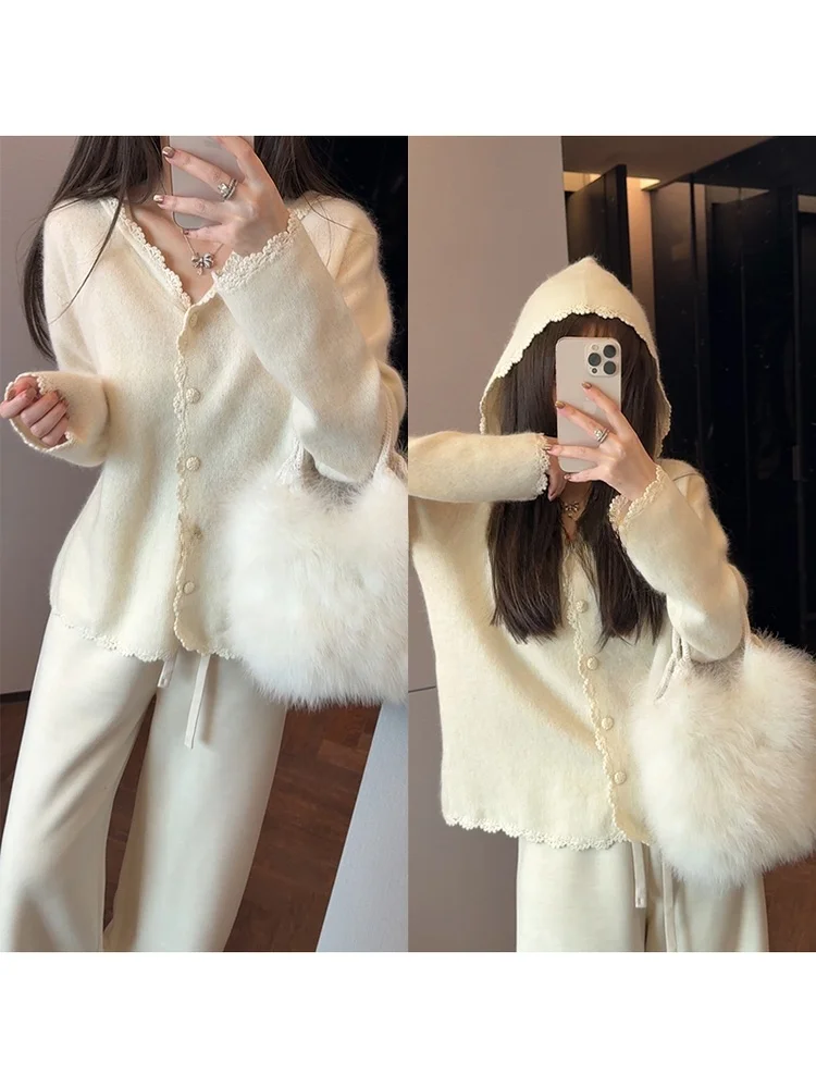 Кардиган Mimius Lazy Sle с цветочным принтом, V-образным вырезом и капюшоном, корейский свободный утягивающий свитер-пальто премиум-класса для женщин
Кардиган Mimius Lazy Sle с цветочным принтом, V-образным вырезом и капюшоном, корейский свободный утягивающий свитер-пальто премиум-класса для женщин