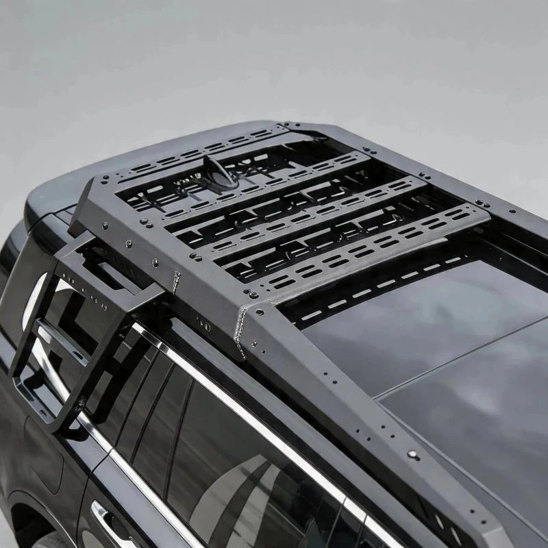 Bestseller Heavy Duty Aluminum Platform for Tank 500 Hi4-T Off-road Roof Cargo Rack with Side Ladder Kit Overlanding Accessories
Bestseller Heavy Duty Aluminum Platform for Tank 500 Hi4-T Off-road Roof Cargo Rack with Side Ladder Kit Overlanding Accessories