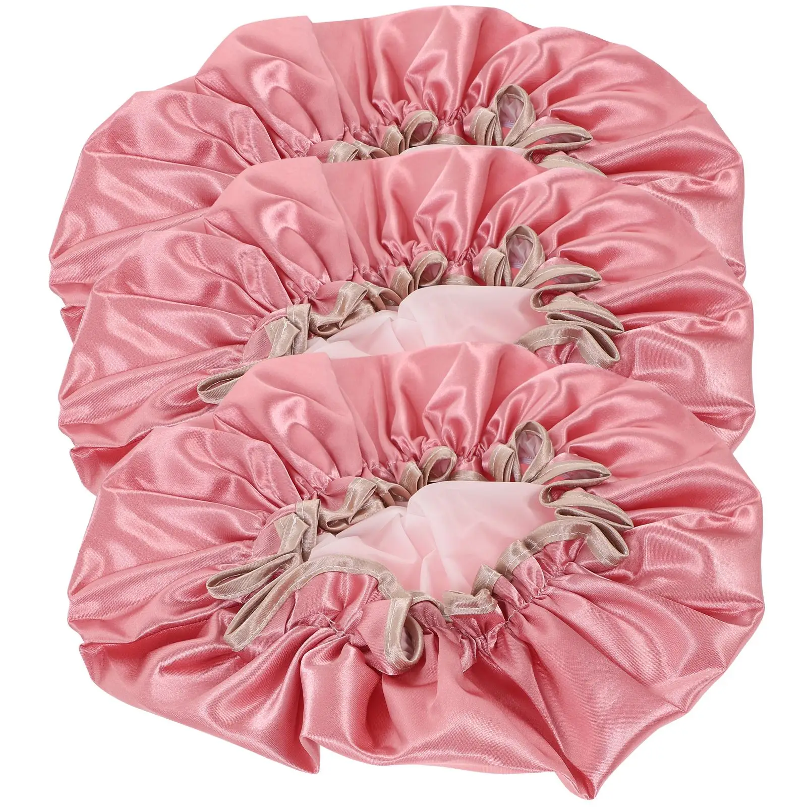 3Pcs Waterproof Shower Caps Reusable Washable Bathing Hats for Women Hair Protection Night Hat PEVA Material Bath Caps
3Pcs Waterproof Shower Caps Reusable Washable Bathing Hats for Women Hair Protection Night Hat PEVA Material Bath Caps