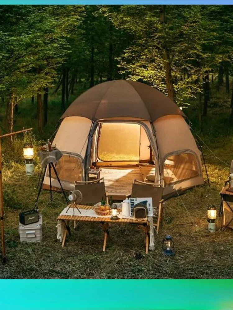 Octagonal Tent Outdoor Camping Camping Equipment Thickened Large Space Waterproof Windproof
Octagonal Tent Outdoor Camping Camping Equipment Thickened Large Space Waterproof Windproof