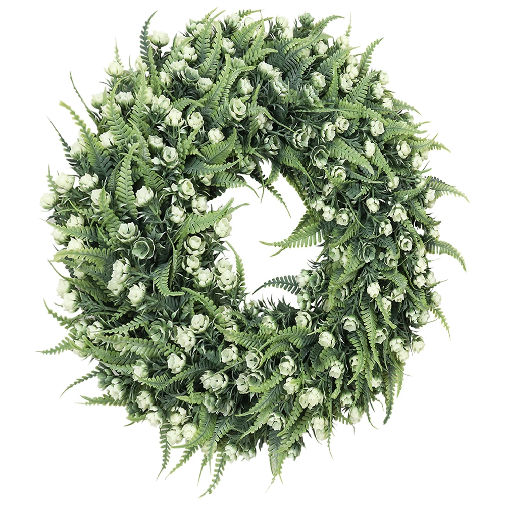 Artificial Wreath Frost Rose Buds Plastic Flowers Green Leaves Decor Valentine Atmosphere Elegant Design Family Decoration
Artificial Wreath Frost Rose Buds Plastic Flowers Green Leaves Decor Valentine Atmosphere Elegant Design Family Decoration