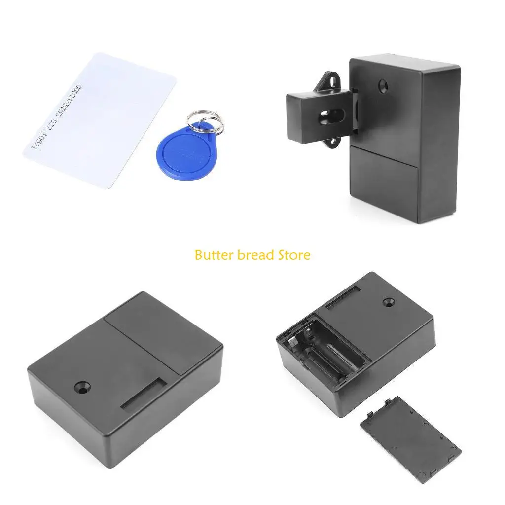 W89C Invisible RFID Electronic Cabinet for Smart Lock IC Card RFID Drawer Lock