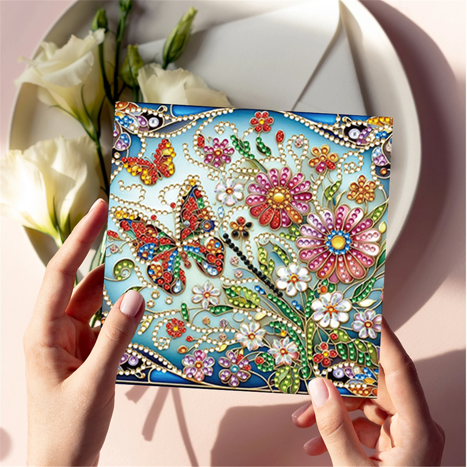 6pcs DIY Butterfly Bee Diamond Art Greeting Cards for Festivals and Celebrations
6pcs DIY Butterfly Bee Diamond Art Greeting Cards for Festivals and Celebrations
