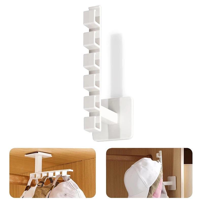 1/2Pcs Punch Free Hat Hanger L-shaped Wall Mount Holder Multifunctional 6 Hooks Rack For Clothes Baseball Cap Storage Tool
1/2Pcs Punch Free Hat Hanger L-shaped Wall Mount Holder Multifunctional 6 Hooks Rack For Clothes Baseball Cap Storage Tool