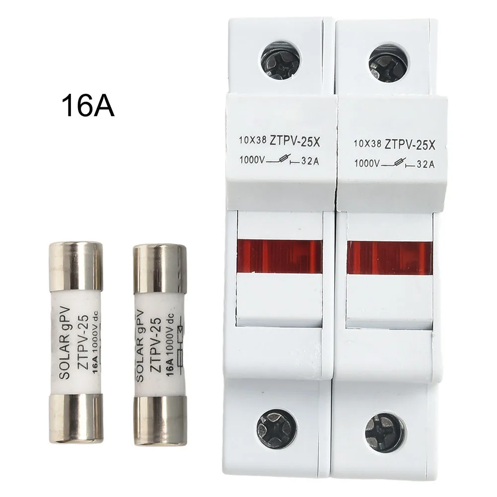 2P Fuse Holder 1000V DC Fuse For DC Protection Compact Design For Installations High Breaking Capacity 33kA DC 10x38mm Fuse Size
2P Fuse Holder 1000V DC Fuse For DC Protection Compact Design For Installations High Breaking Capacity 33kA DC 10x38mm Fuse Size