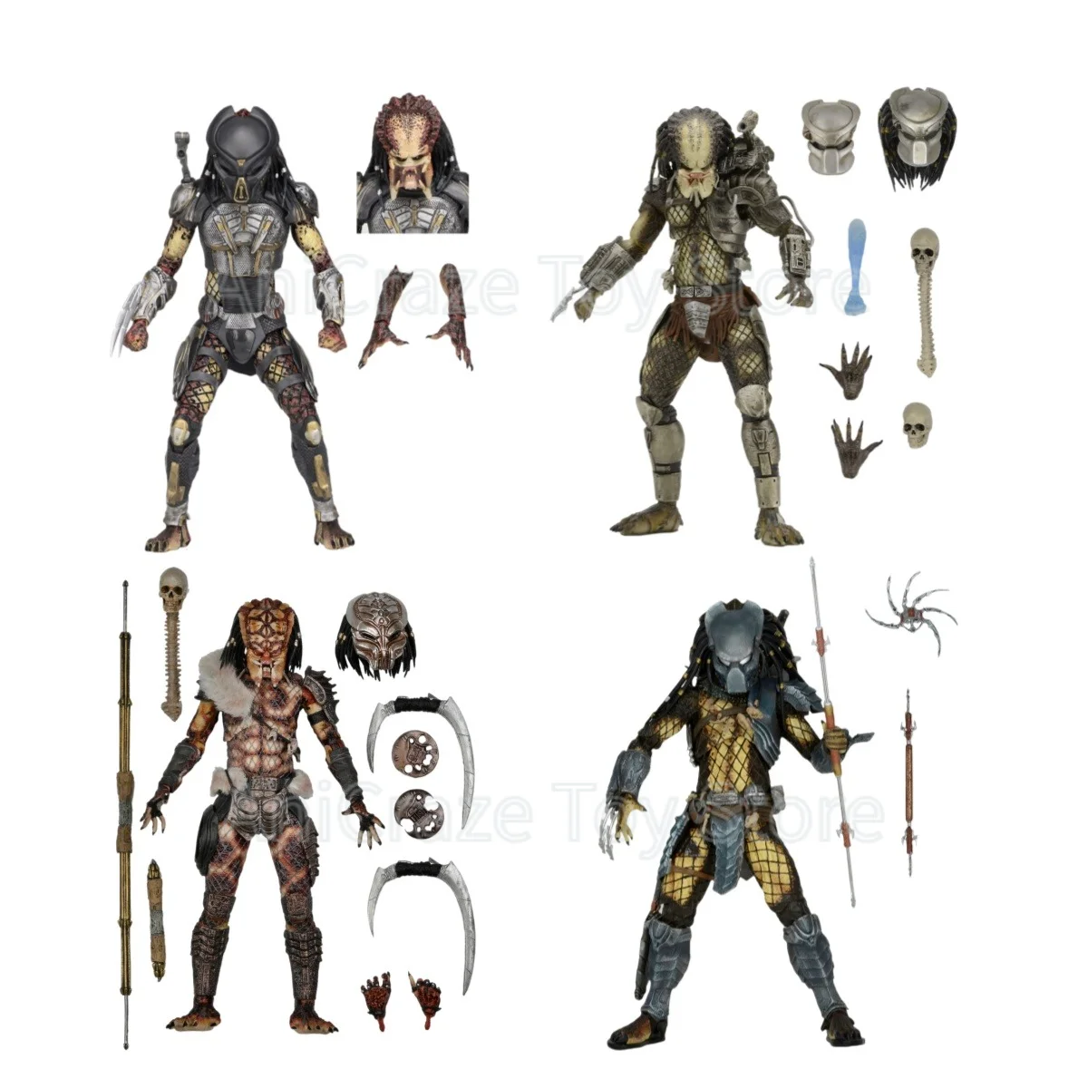 NECA Predators Jungle Hunter Action Figure Collectible Model Toys Ultimate Elder: The Golden Angel Ultimate Fugitive Predator
NECA Predators Jungle Hunter Action Figure Collectible Model Toys Ultimate Elder: The Golden Angel Ultimate Fugitive Predator