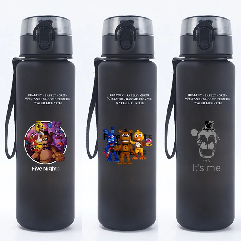 Fnafs Water Bottle Cartoon Five Nights Freddys Drinking Bottle Cool Plastic Cup Fashion Travel Portable Sports Student Bottles
Fnafs Water Bottle Cartoon Five Nights Freddys Drinking Bottle Cool Plastic Cup Fashion Travel Portable Sports Student Bottles