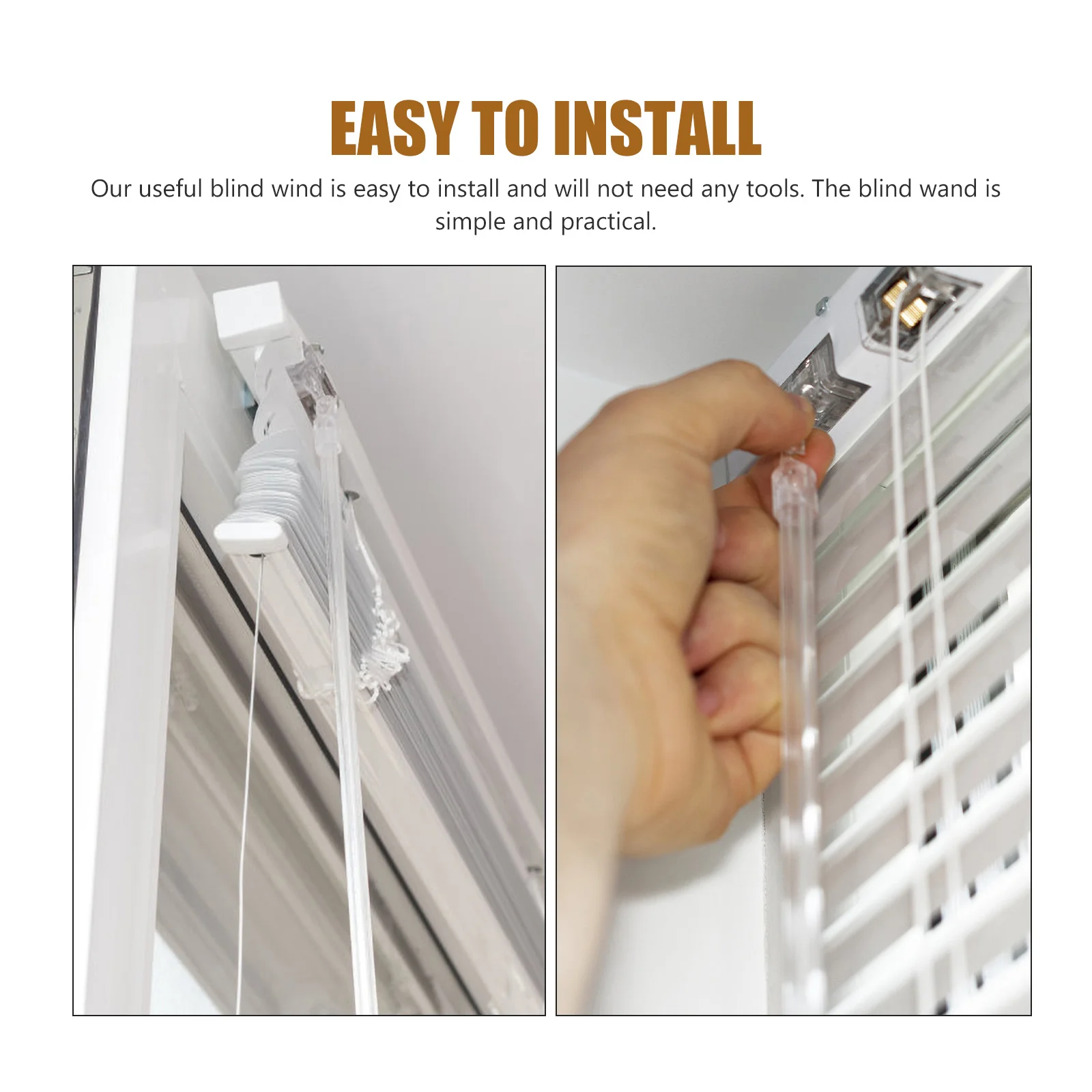 2Pcs Premium Acrylic Blind Wand Replacement Vertical Blinds Parts Safe Material Easy Install Home Office
2Pcs Premium Acrylic Blind Wand Replacement Vertical Blinds Parts Safe Material Easy Install Home Office