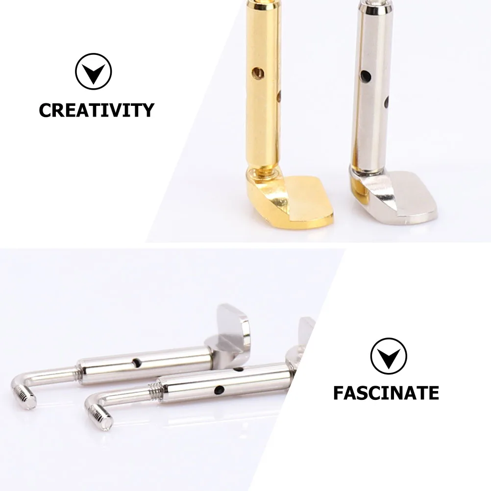 2pcs Violin Chin Rest Screw Alloy Smooth Durable Replacement For 3/4 4/4 Violin Chinrest Screws Accessories Tools Parts Helpers
2pcs Violin Chin Rest Screw Alloy Smooth Durable Replacement For 3/4 4/4 Violin Chinrest Screws Accessories Tools Parts Helpers