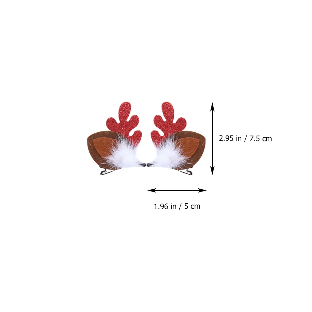 4 Pairs Children Hair Accessories Christmas Headdress Fabric Antlers Red Fuzzy Deer Horns Bells Balls Kids Party Gifts
4 Pairs Children Hair Accessories Christmas Headdress Fabric Antlers Red Fuzzy Deer Horns Bells Balls Kids Party Gifts
