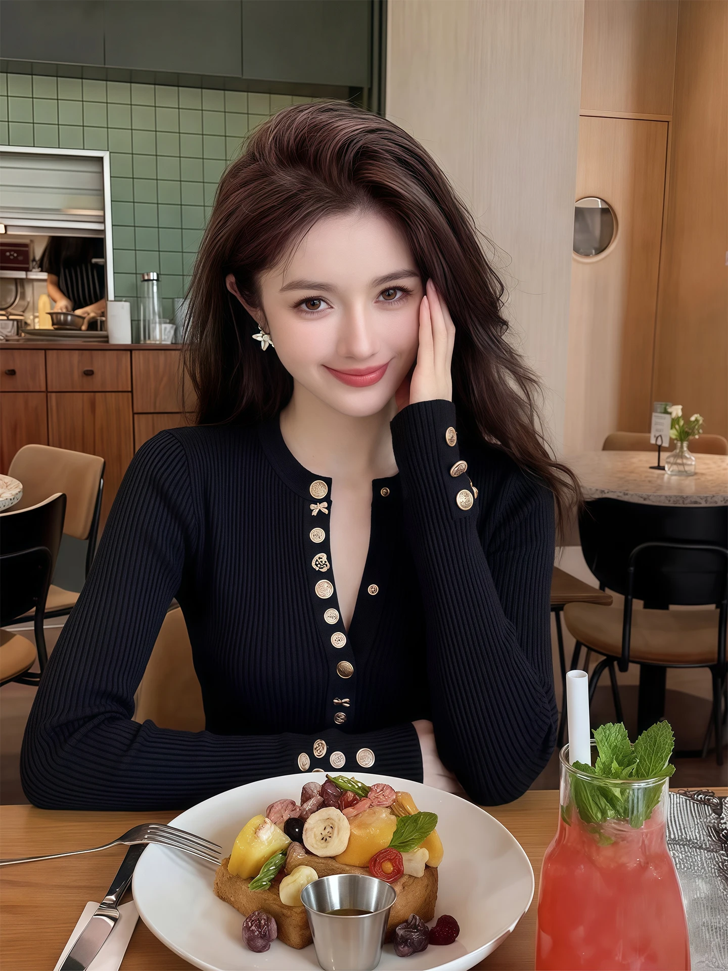 Bla Heavyweight Button Knitted Cardigan Women's Slim Fit Waist Cinching Slimming High-End Ele Top for Autumn
Bla Heavyweight Button Knitted Cardigan Women's Slim Fit Waist Cinching Slimming High-End Ele Top for Autumn